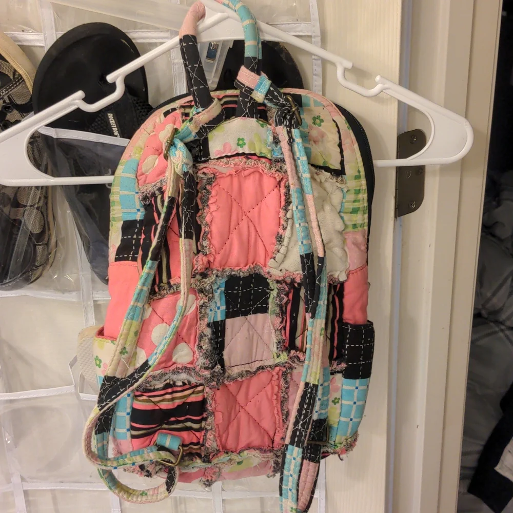 Adorable patchwork backpack - Picture 2 of 3